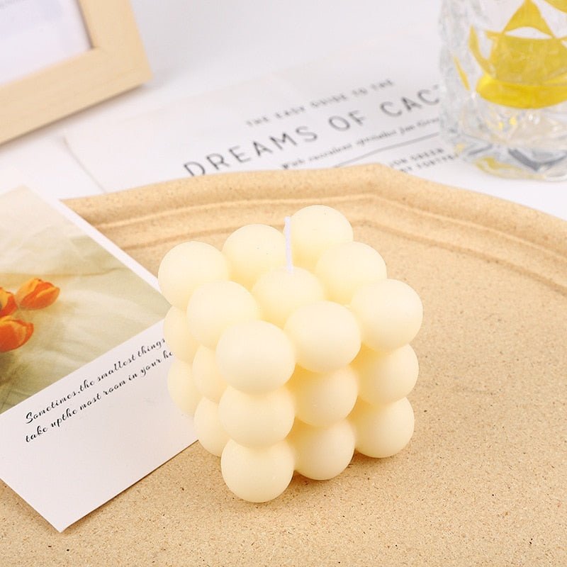 Bubble Cube Candle - Aromatherapy – Decluttered Homes