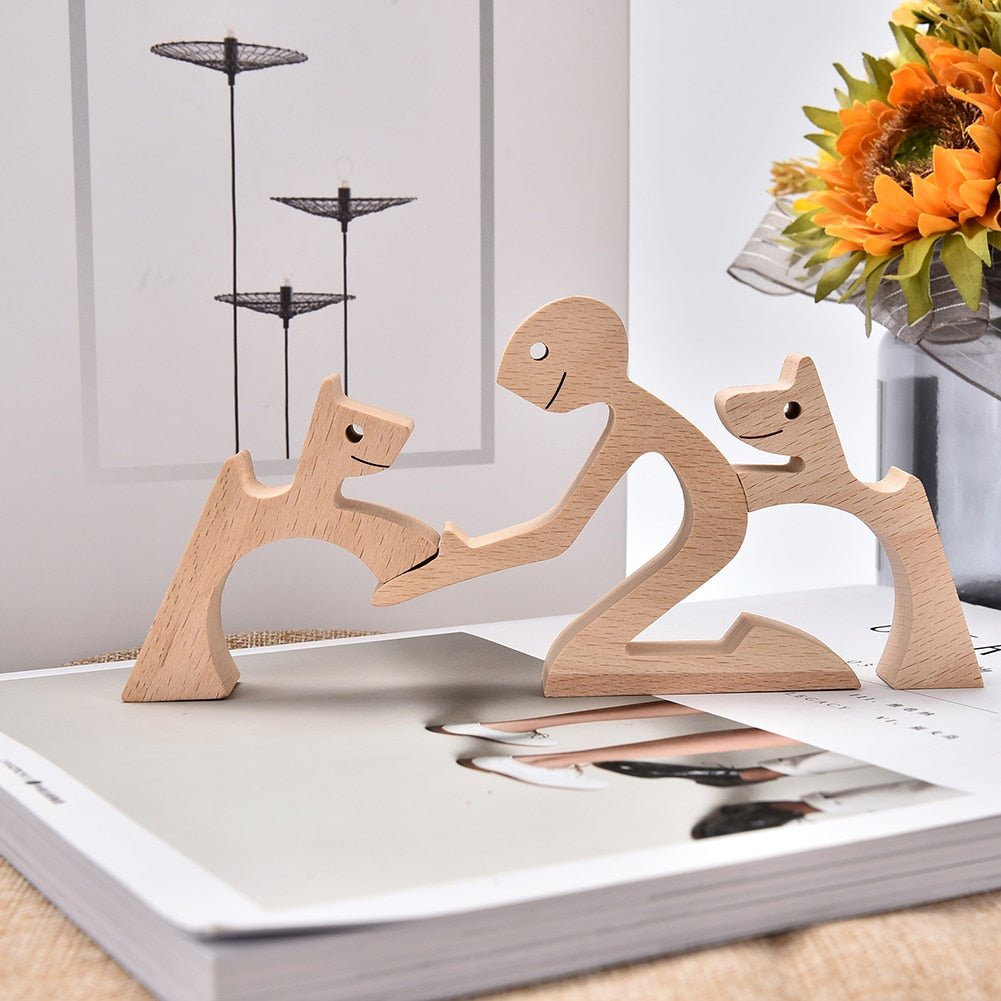 Resin Dog Statue Desk Ornament With Tray Shelf – DormVibes