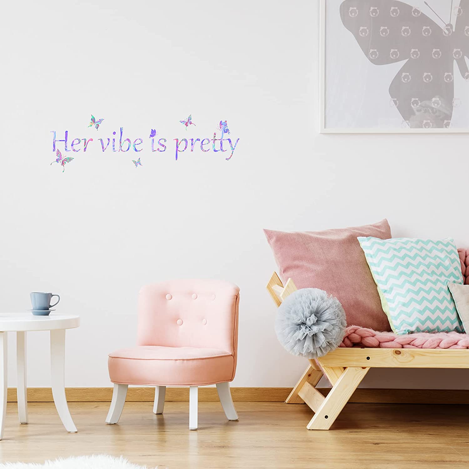 her vibe is pretty artwork Sticker for Sale by feelthevibe bynavya