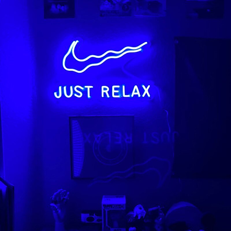 Just Relax' LED Neon Sign