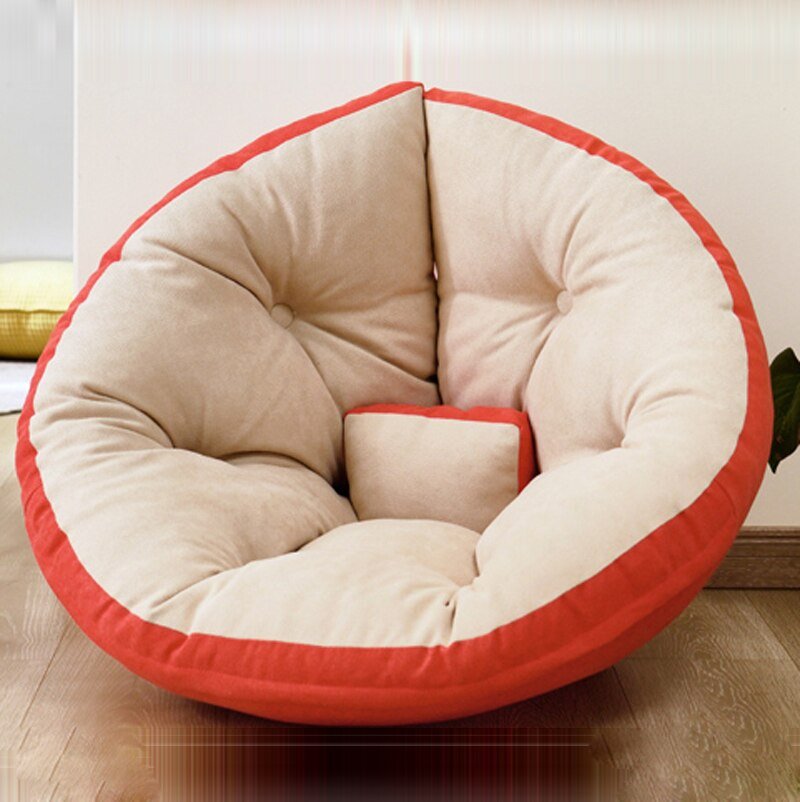 Magic Home 38.5 in. Fluffy Bean Bag Chair Comfy Super Soft Lazy