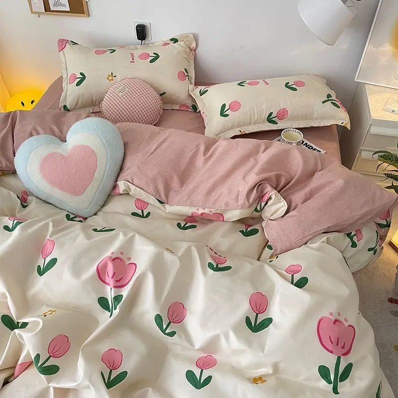 Sweet Dreams in Style: Bedding Set for Kids & Adults - DormVibes